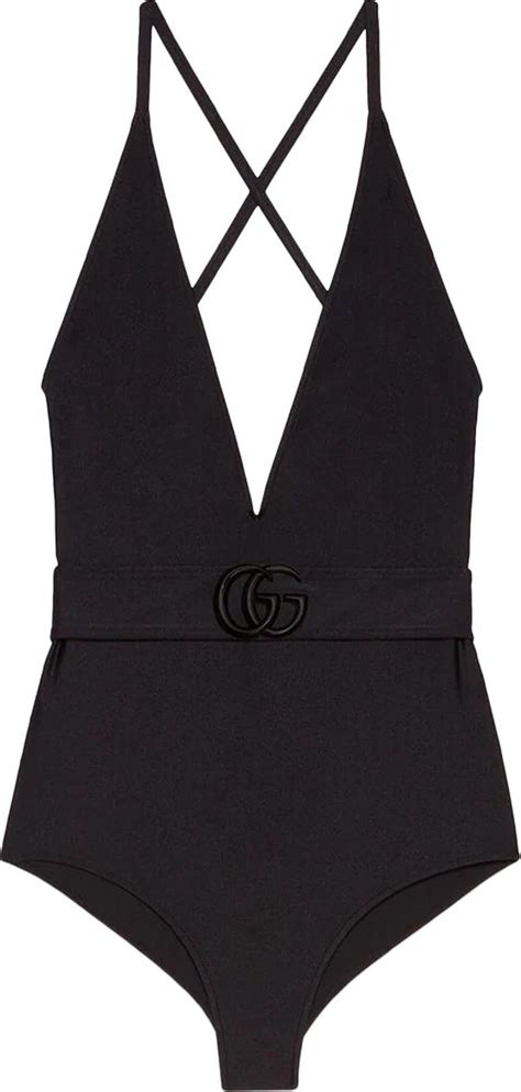 gucci bikini ioffer|black Gucci swimsuit.